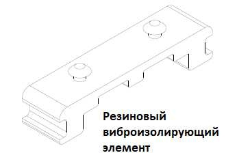 Резиновый виброизолирующий элемент Резиновый виброизолирующий элемент