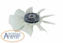 Муфта вязкостная ЯМЗ-536 с вентилятором в сб. (650мм; 9 лопастей) (536.1308010-03) (гарантия 2 года) MEGAPOWER 130-12-038