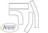 Патрубки охл. для а/м ЗИЛ 130/131 (силикон, кмпл., 4 шт.) (LPK 0630s) LUZAR