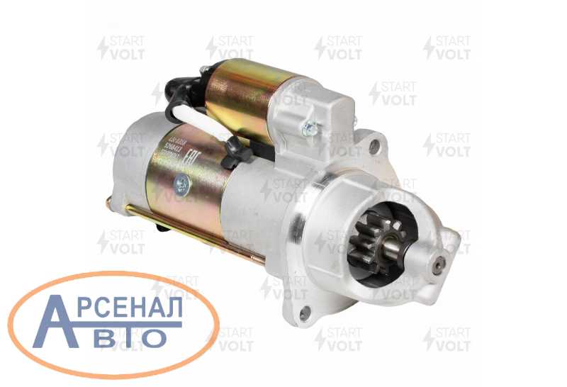 Стартер ГАЗ ПАЗ Камаз дв.Cummins 3.8 (24В  3 6кВт) (СтартВольт)