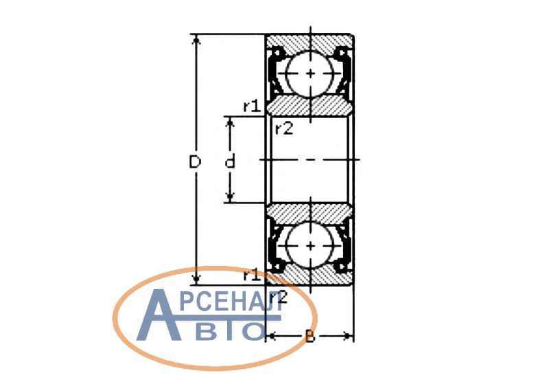 Подшипник 1180305 Подшипник 1180305