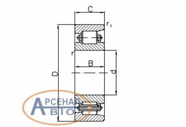 Подшипник 12208