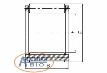 Схема подшипника 264706