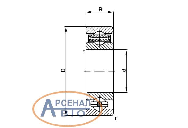 Подшипник первичного вала Камаз (Technik)