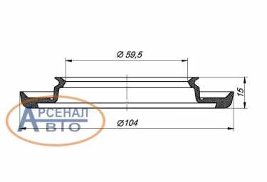 Манжета подкачки колес - размеры