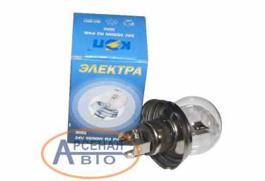 Автолампа А24-55+50