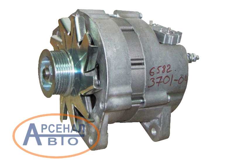 3142.3771-01 Генератор КамАЗ ЕВРО-2 (поликлиновой ремень, индукторный .